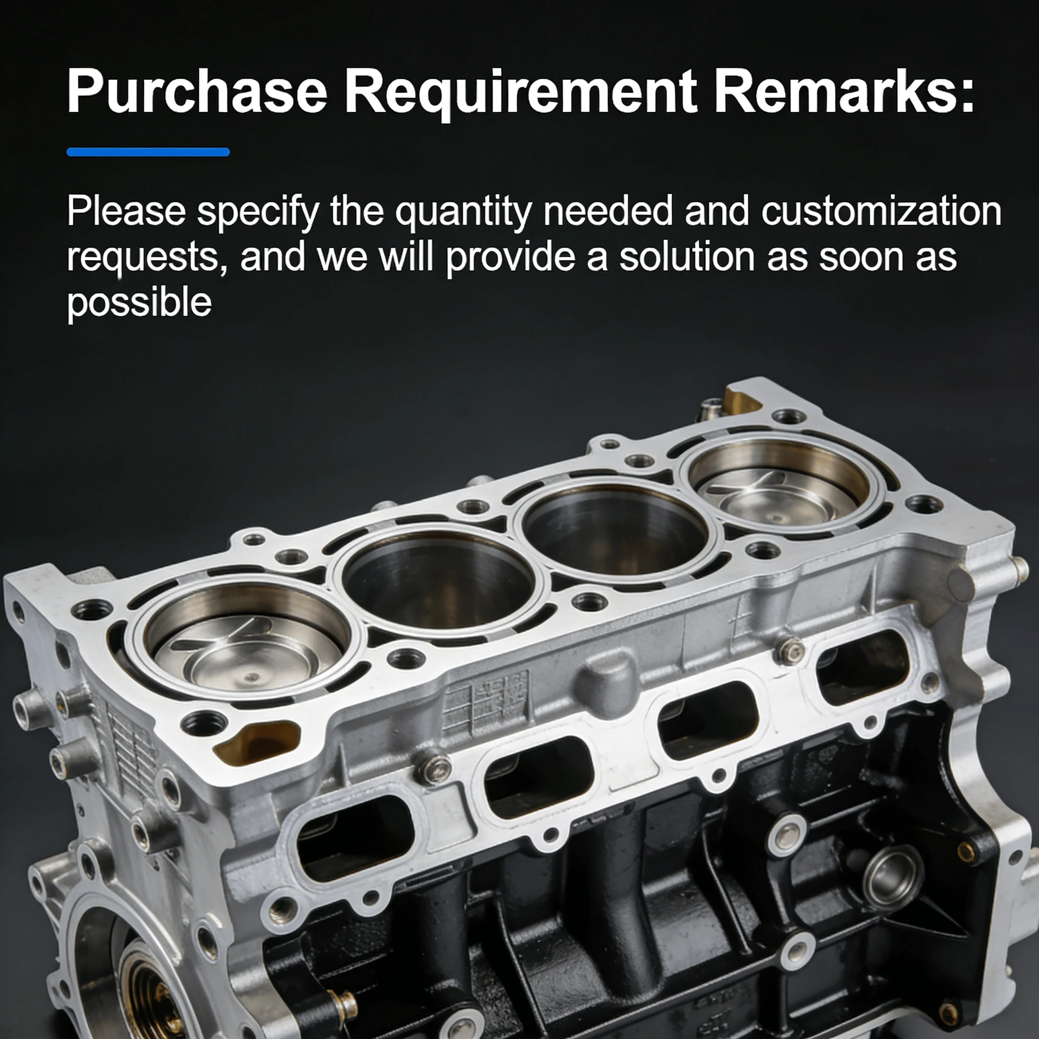 New 2.0T EA888 GEN3 Motor Complete Cylinder Block Assembly DBF/DPL/DKV/CZP CWN/DTA/DKU/CVK Models OE 06H103064L for VW