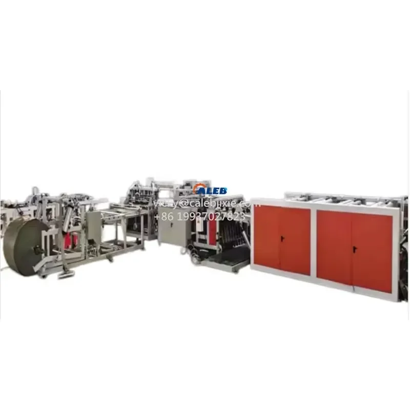 YWM Certificate High Productivity PP Woven Bag Sack Print Machine Trimming Closing Stamping Integrated Forming Machine Sand