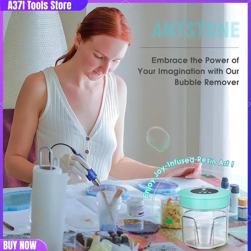 

3L Resin Bubble Remover Airless Technology,99 % Bubble Removal Within 9 Mins, 98Kpa High Vacuum For Epoxy, UV(EU Plug)-[A37I]
