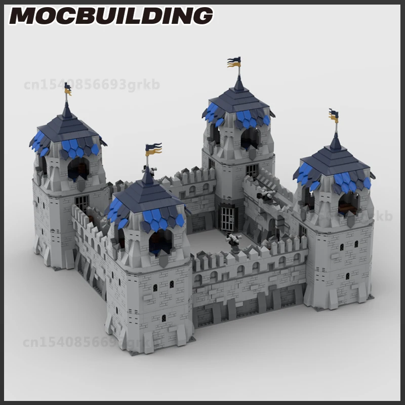 

MOC Building Block Medieval Castle Tower Wall Gate Fortress Model Christmas Gifts Collection DIY Brick Assembling Toys Children