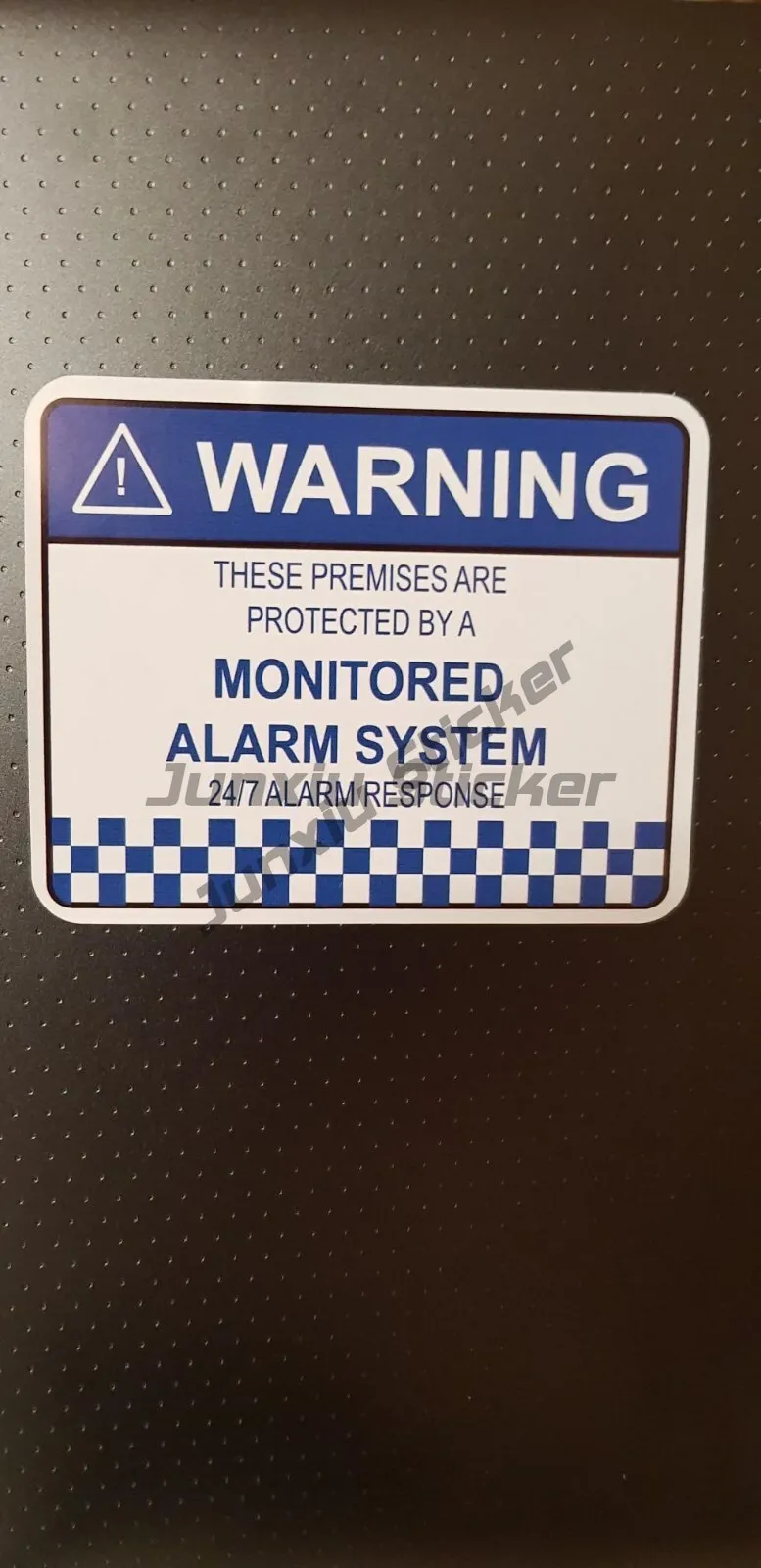 Alarm System Monitored Warning Security Stickers