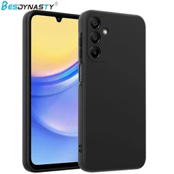 Ultra Thin Matte Soft Silicone Case For Samsung Galaxy S25 S24 S23 FE Plus Ultra A55 A35 A25 A15 A05S A54 A34 Black Back Cover