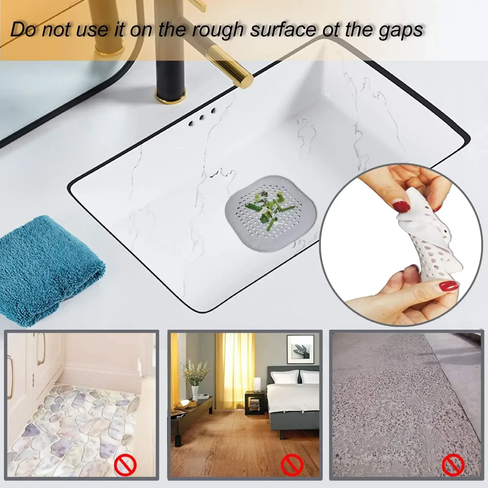 Plug Stopper Kitchen Sewer Silicone Bathroom Floor Bathtub WaterFilter Home Accessories shower drain hair catcher sink strainer view 2