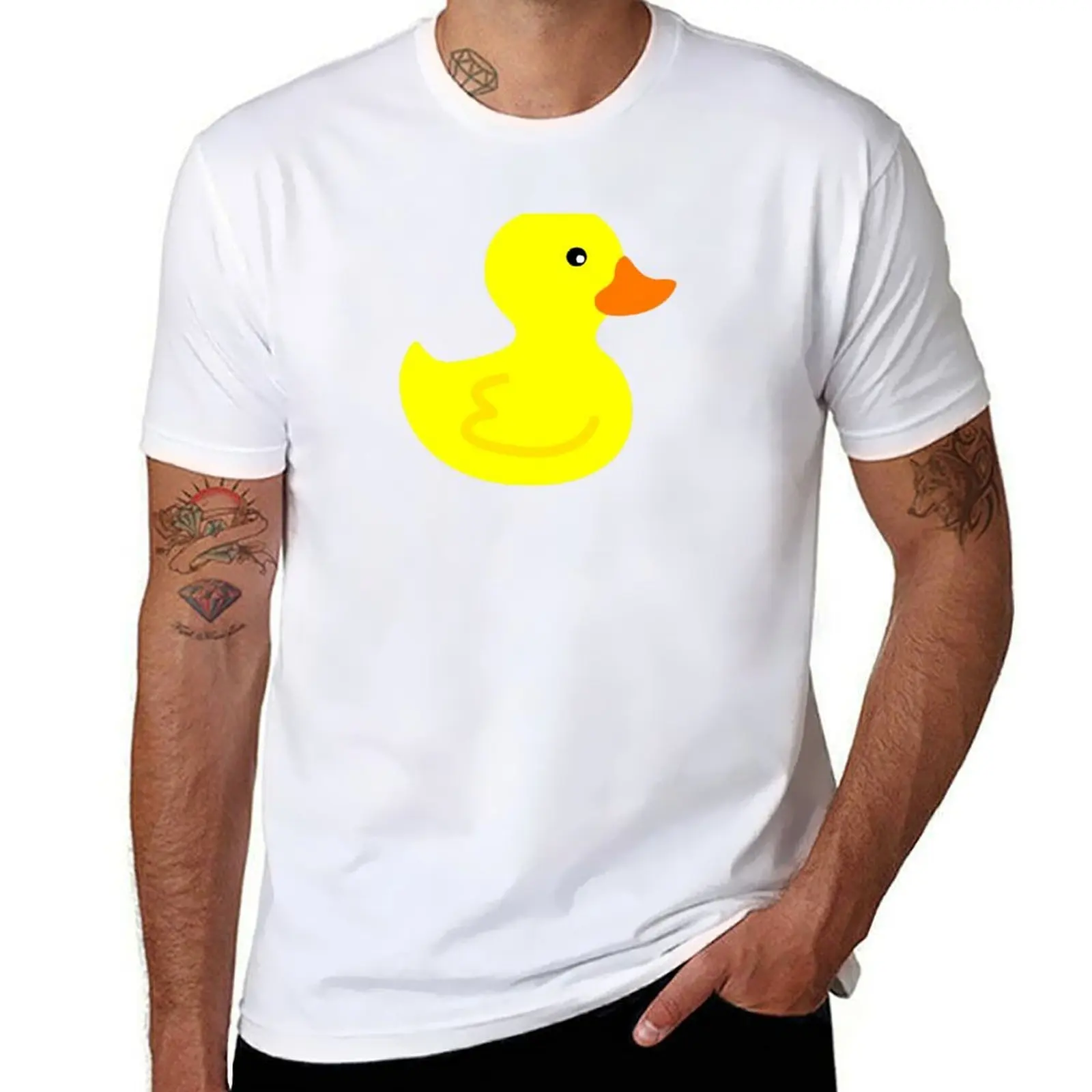 

Yellow Duck Cute Rubber Duckling T-Shirt t shirts designer t shirts for man graphic funny T-Shirt
