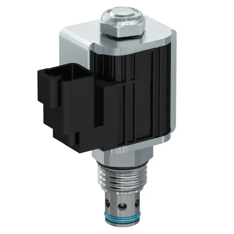 2 Way Poppet Type Solenoid Valve Electric Hydraulic Control Valve for Industrial Machinery