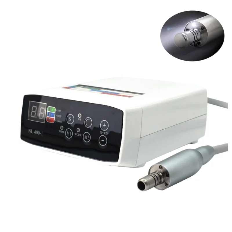 Dentals Light Emitting Diode Micro Motor with 1:5 1:1 Diagonal Handset Dentals Laboratory Equipment