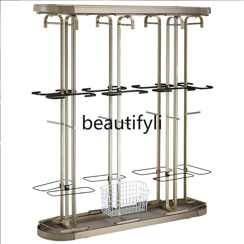 Rotating hanger 360 degree floor-to-ceiling multi-functional cloakroom wardrobe home bedroom