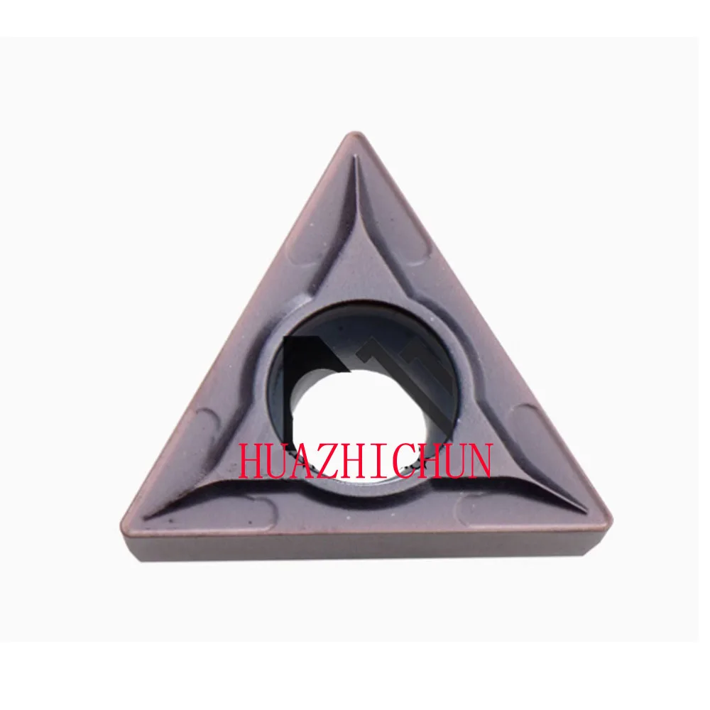 

HUAZHICHUN TCMT16T304 VP15TF -MM MP7035 Carbide inserts External turning tool Steel processing Turning inserts