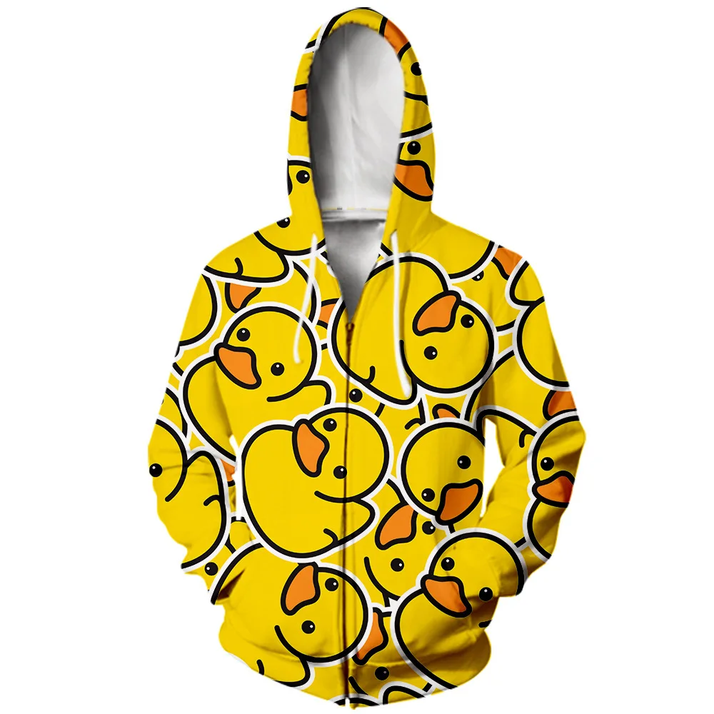 

New Fashion Hoodies 3d Print Kawaii Animals Ducks Men Women Unisex Hoodie Casual Oversize Pullover kids Sweatshirt