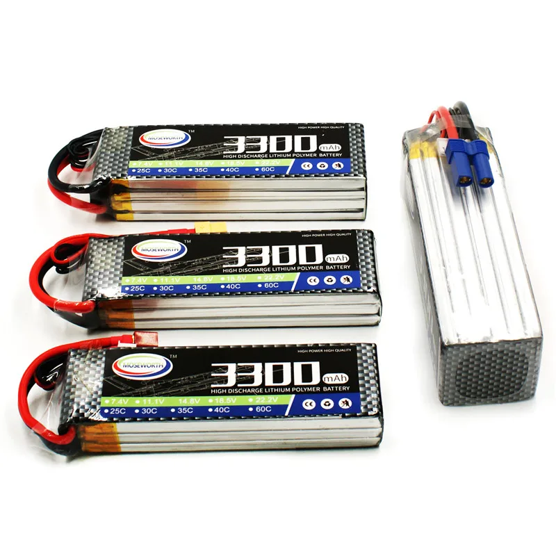 

2S 3S 4S 6S батареи 7,4 V 11,1 V 14,8 V 18,5 V 22,2 mAh 100C RC Toys LiPo Battery 3S для радиоуправляемого вертолета самолета квадрокоптера