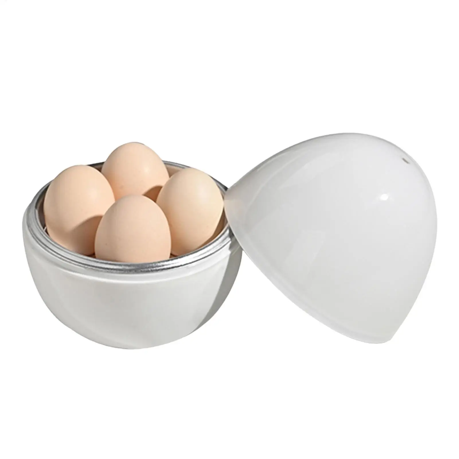 Microwave Egg Maker Boiled Egg Poachers with Lid Egg Steamer for Hard Soft Boiled Eggs Kitchen Gadgets for Quick Egg Boiling