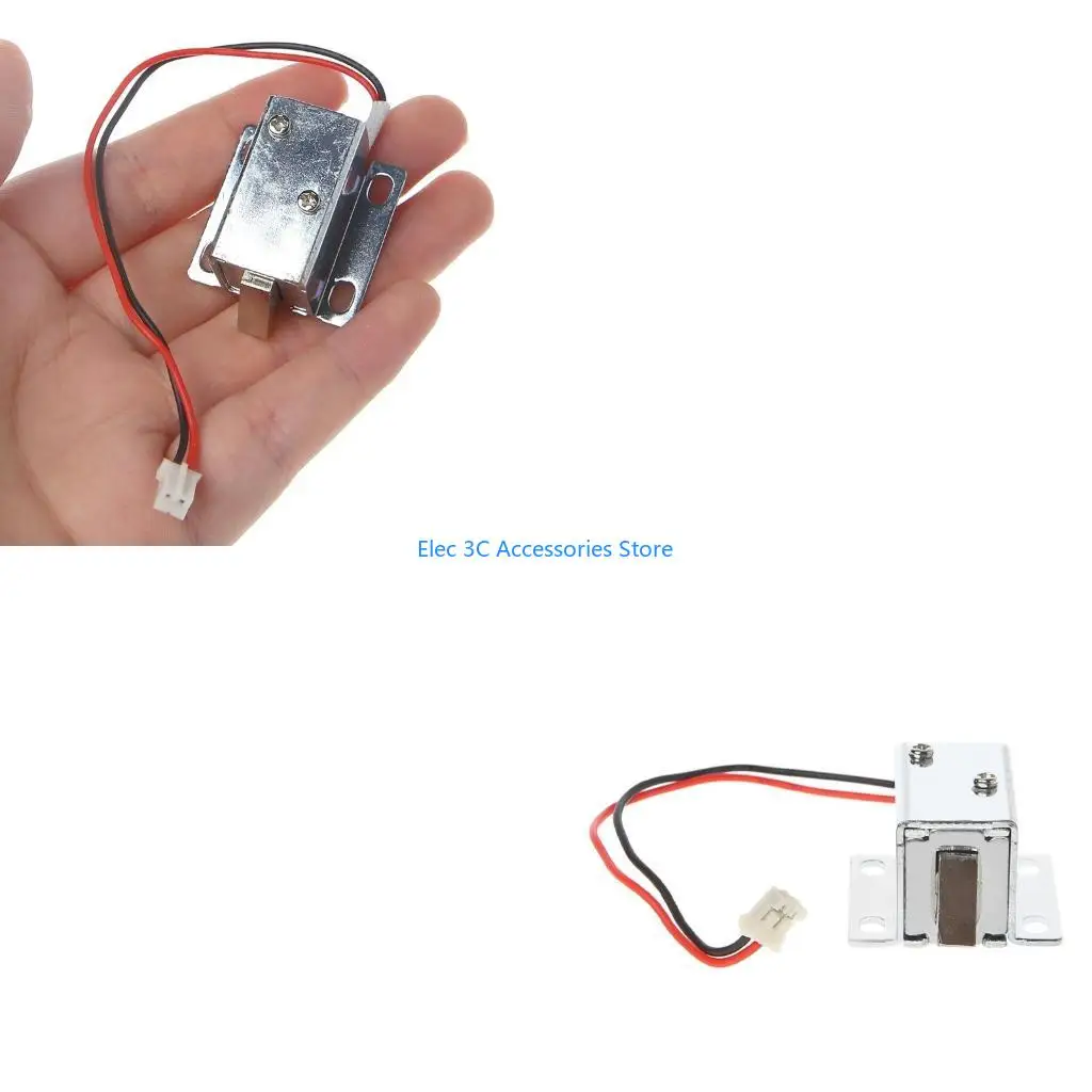 Y51A 12V Electronic Door Lock Compact Solenoid for Valve Lock for Symmetrical Design Power on to Safety Functio