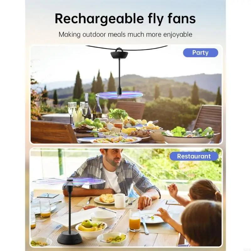 Handheld USB Charging Fly Management Unit Lightweight Plastic Build Continuous 24 Hour Working length 
