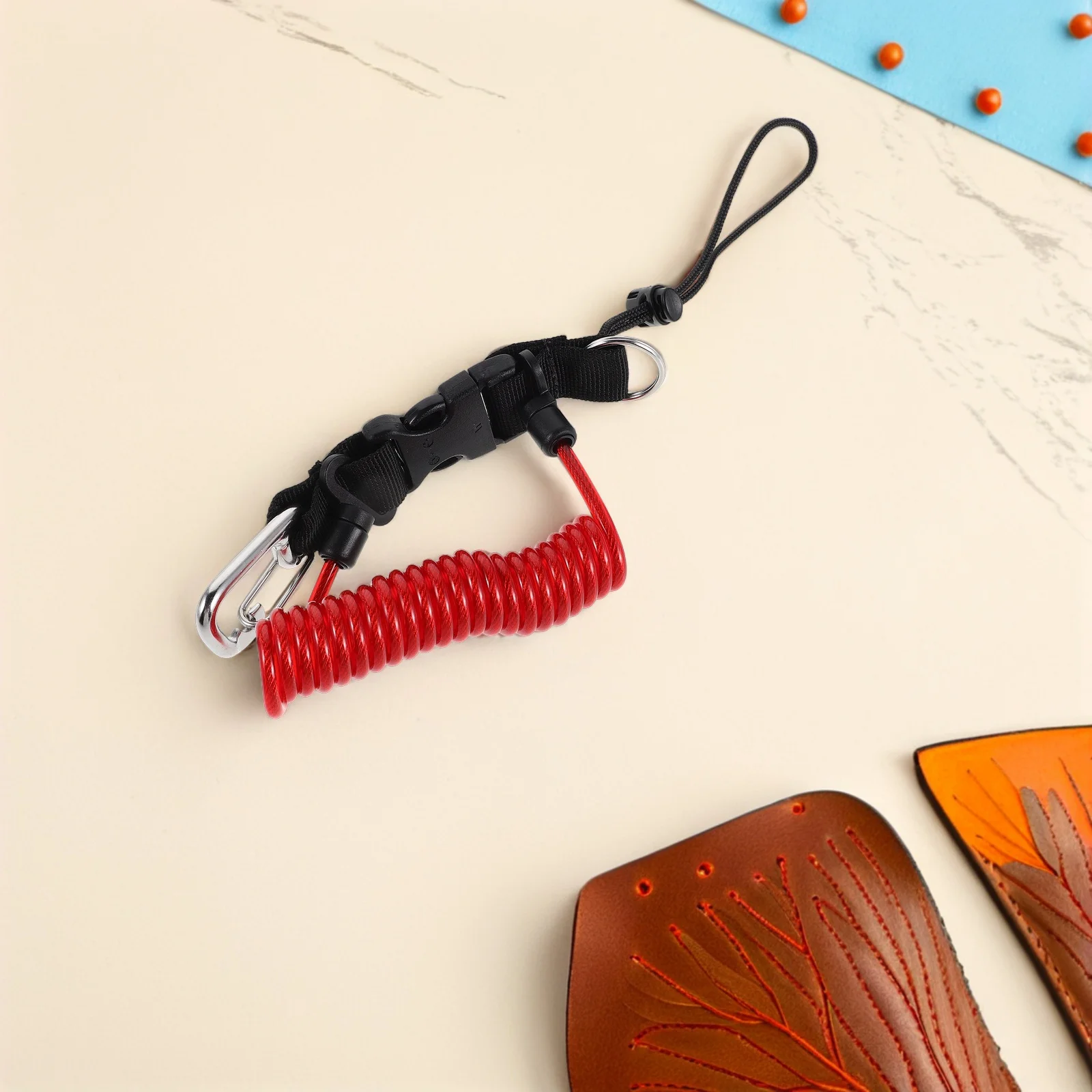 

Underwater Camera Anti-lost Rope Spring Lure Plier Lanyard Diving Housing Carry