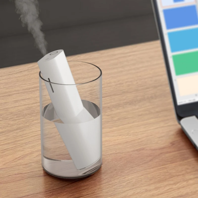 Difusor portátil ultrassônico do óleo essencial do aroma mini, Umidificador para a casa e o carro, Filtro do cotonete do algodão