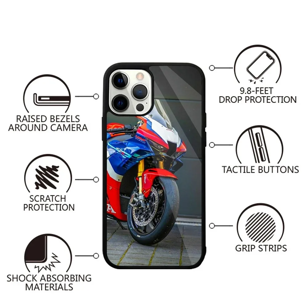 H-honda cbr 1000rr Phone Case Strong Magnetic For IPhone 15,14,13,Pro,Max,Plus,11,12,Mini For Magsafe Wireless Charging