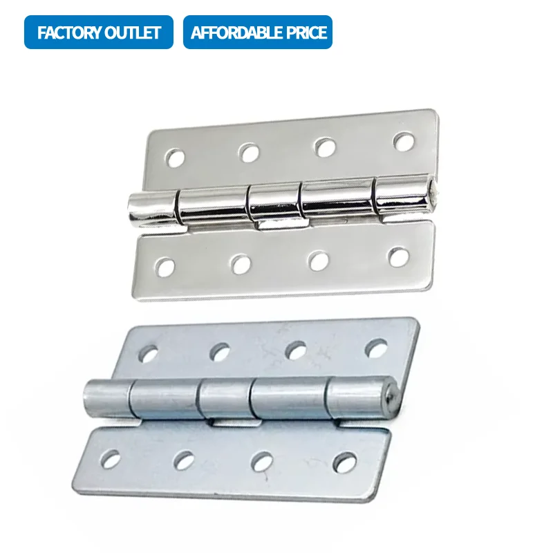 (Multiple Packs) Folding Hinges In Heavy-Duty Load-Bearing 304 Stainless Steel And Iron Large Mechanical Equipment