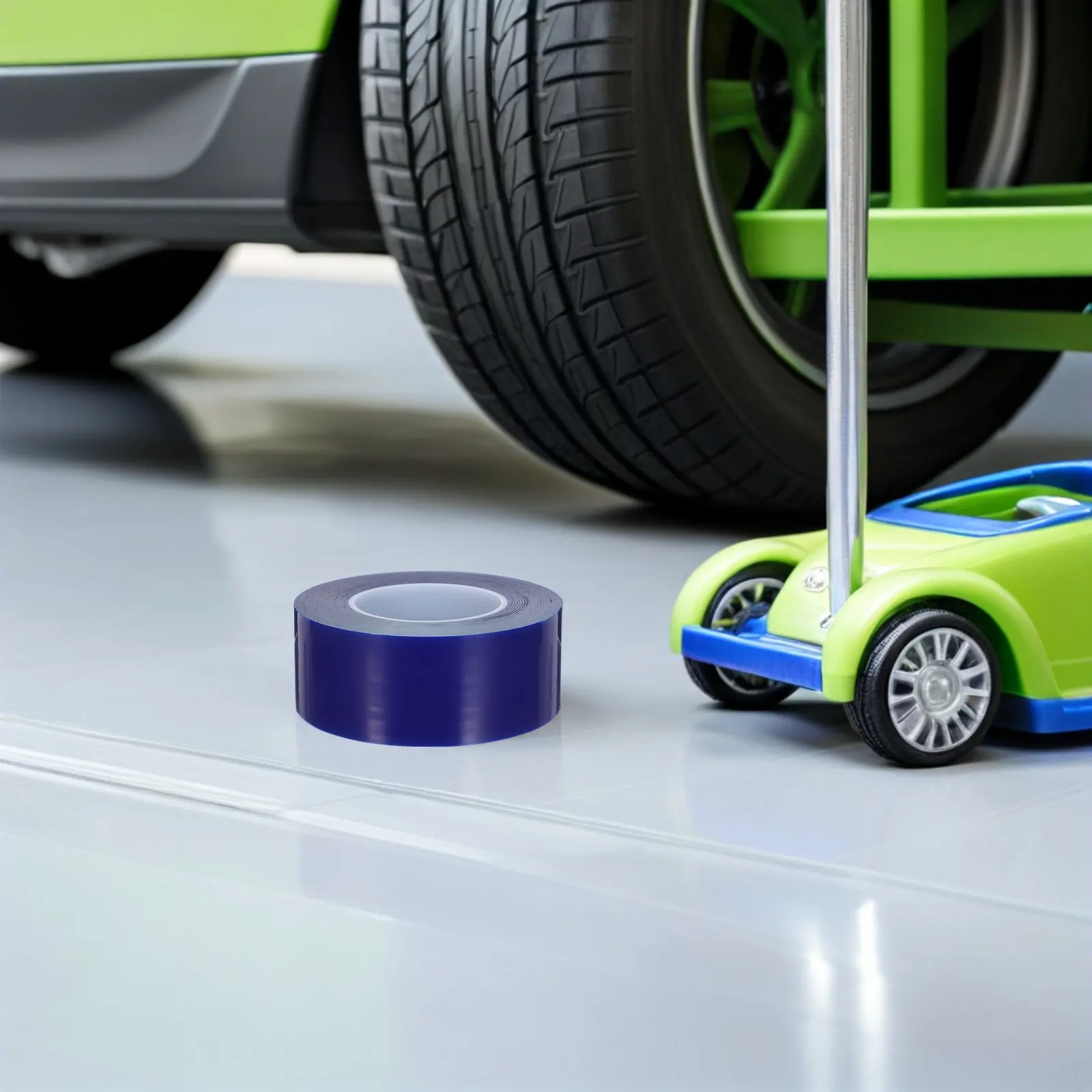 

Wheel Hub Rim Protective Tape 6cmx200m Pe Film Surface Protection for Tire Installation Garage Tire Service Rim Saver Scratch