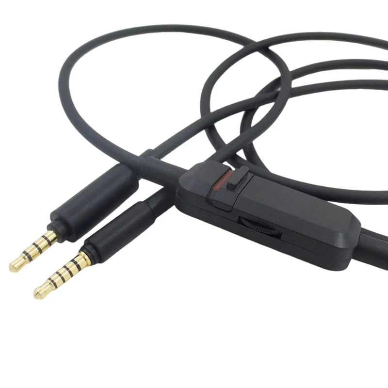 สายสำรองสายไฟต่อสายหูฟังสายหูฟังโทรศัพท์สำหรับ Beyerdynamic ชุดหูฟังเล่นเกม MMX300II