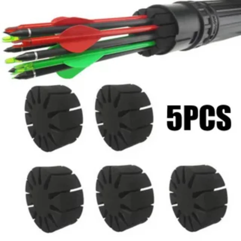 화살 분리기 양궁 EVA 폼 라운드 랙 화살 거치대 삽입, 사냥 보호 스플리터 선반 도구, 슈팅 부품, 5 개, 10 개
