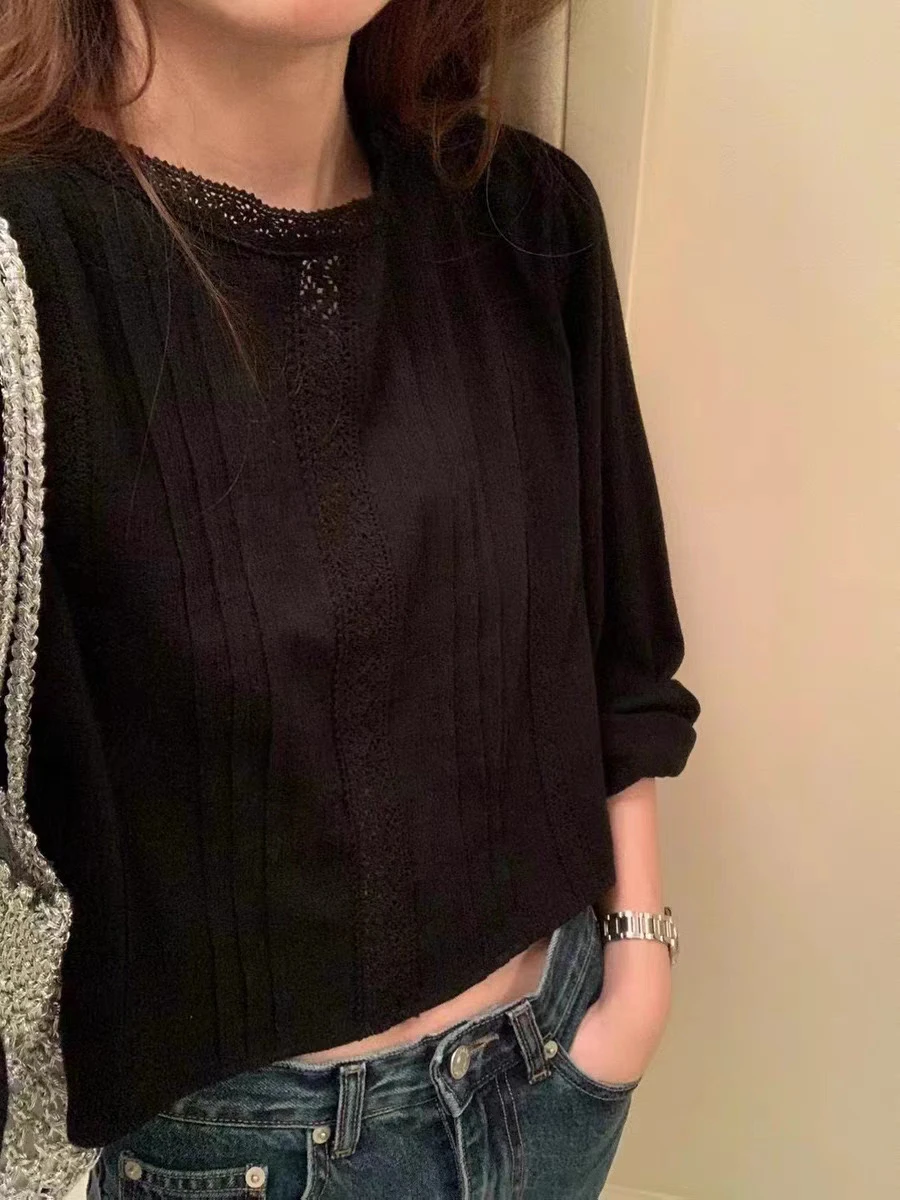 

Повседневное круглое платье Ne Long Sve Lace irt, женское облегающее хлопковое платье для поездок на работу, длина унции Faion, весеннее новое поступление