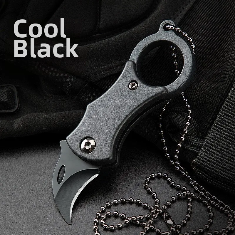 1 stuks kleine zakkarabijnhaakdoos voor mini Edc-gadgets sleutelhanger opvouwbare outdooraccessoires