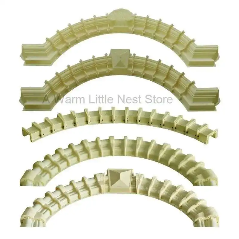 

Creative Arched Arc Roman Column European Retro Window Molds Villa Garden Exterior Wall Building Home Cement Cast-in-place Model