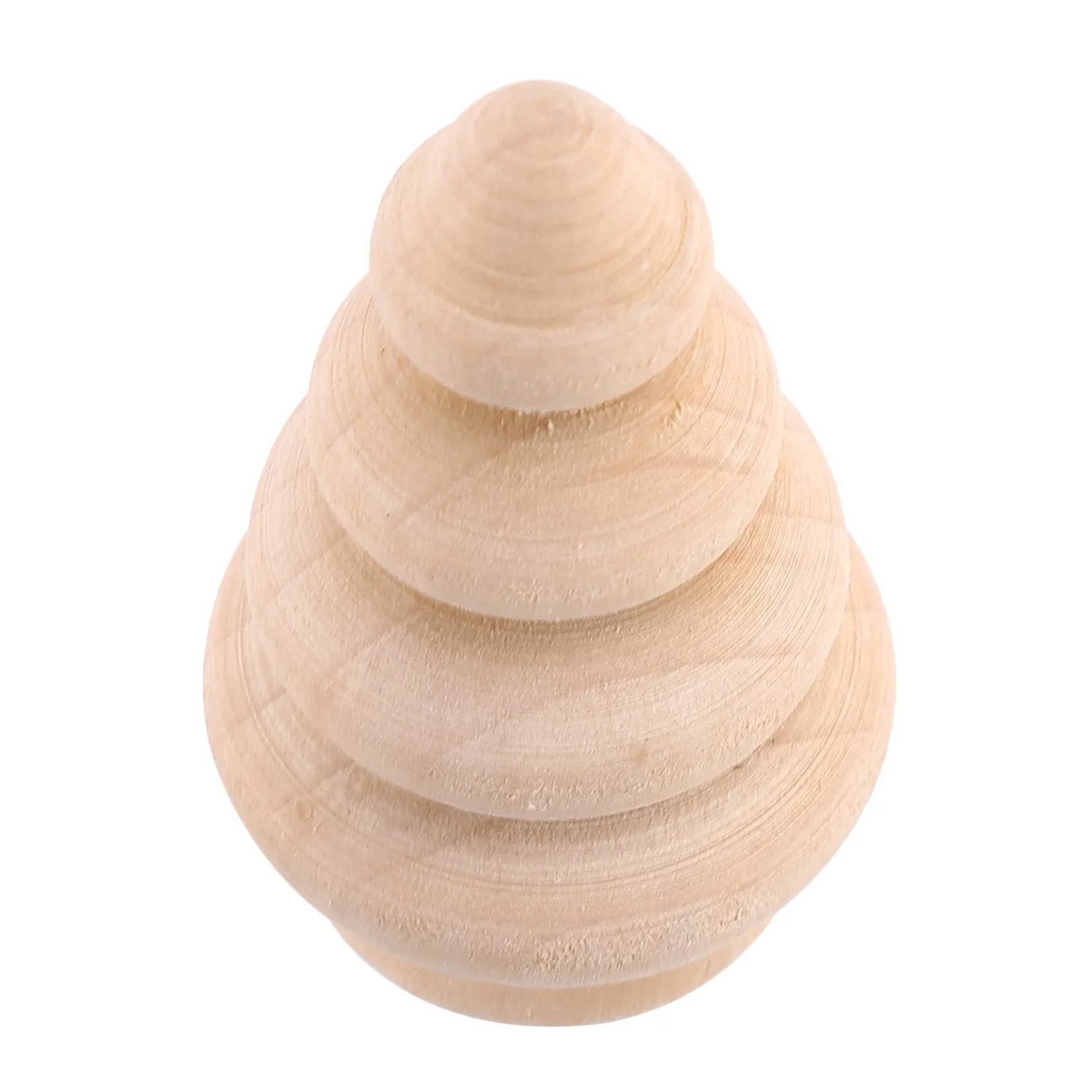 AEE4-Blank DIY Wooden Christmas Tree Peg Party Cake Toppers Pack Of 10