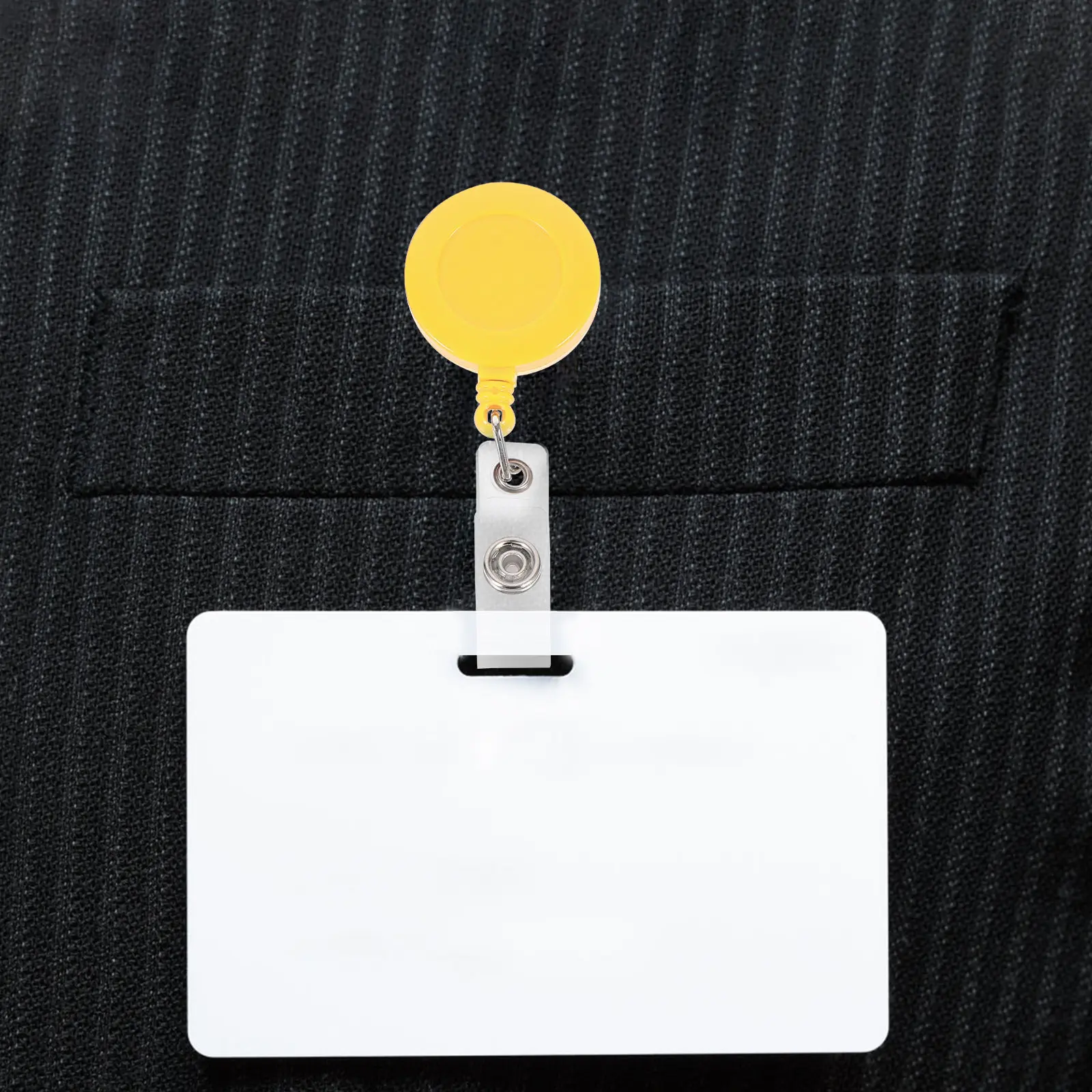 6Pcs Badge Reel Colored Retractable Badge Holder Clip for Nurse Id Card Worker Students Id Card Holder Cards Accessory