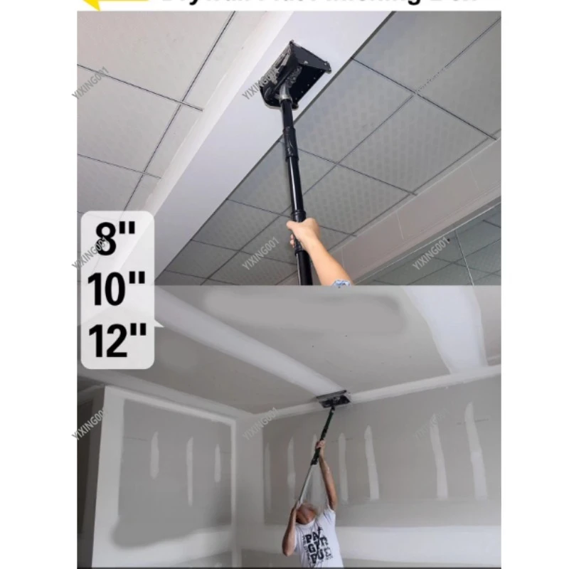 Manual Wall Painting Tool with Big Trowel Spatula Light-Up Feature Putty Powder Scraper Scraping Box for DIY Projects