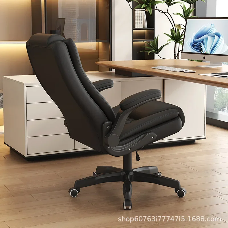 DSA comfortable sedentary office lift rotating chair high back office chair with armrests home computer chair