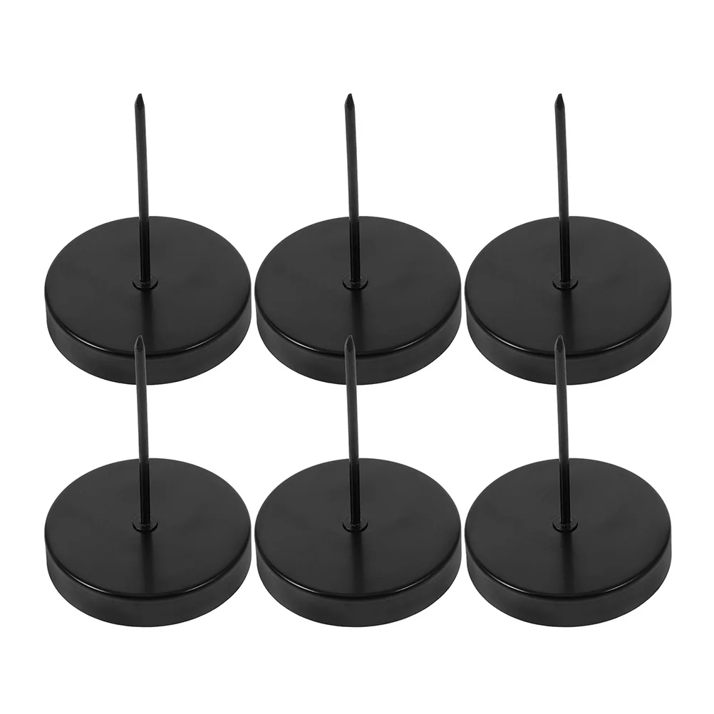 

6Pcs Versatile Iron Trays Elegant Design for Candles Flowers Home Hotel Cafe Decor Pedestal Stand