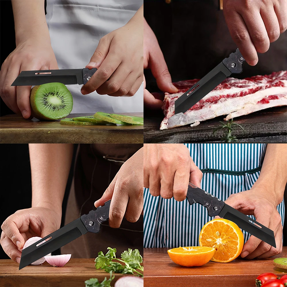 1PC,Folding Knife Stainless Steel Folding Fruit Vegetable Peeling Paring Knife Cooking knife Portable Knife Kitchen knife