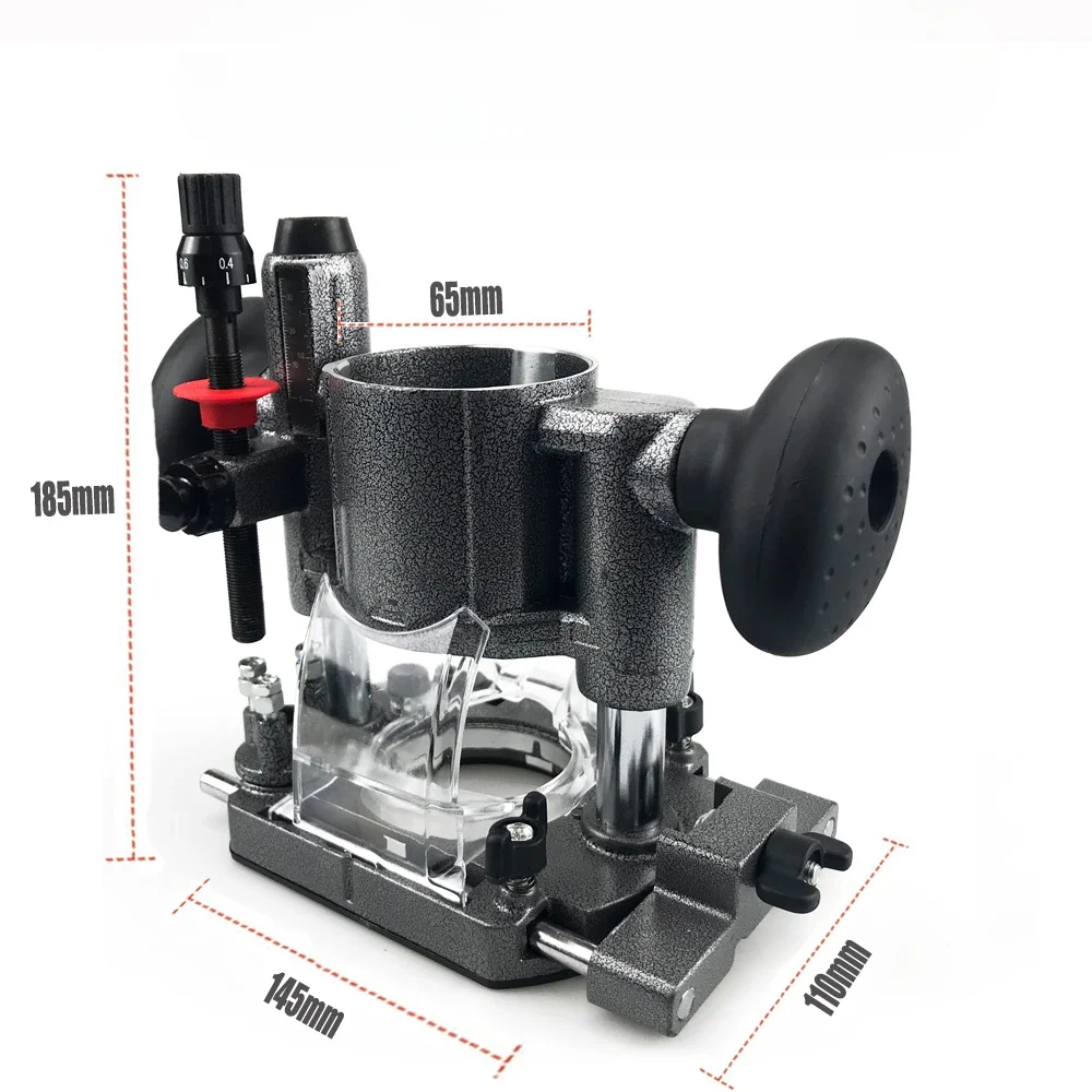 Trimmer Press-in Double Handle Shield, Multifunctional Gong Machine Engraving Machine, Bakelite Milling Base, Woodworking Tools