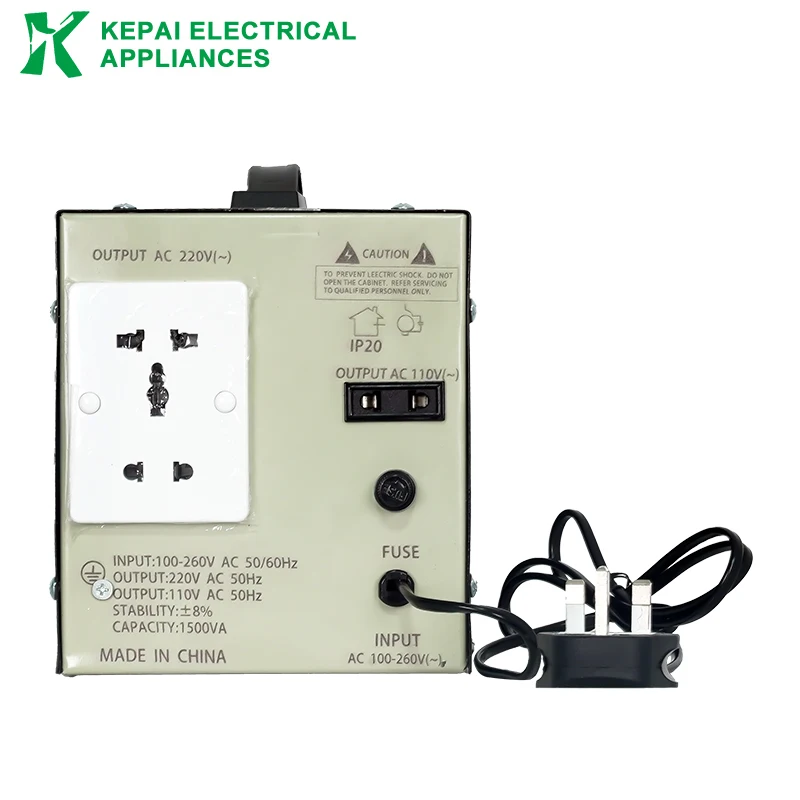 500-5000VA Auto Voltage Stabilizer Dual Digital Screen Household Automatic Voltage Regulator