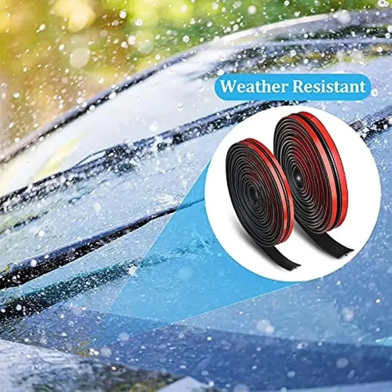 1pc T-Shape Car Sealing Strip - Premium Noise Reduction, Weatherproofing Solution for Sunroof, Windshield, Windows & Doors