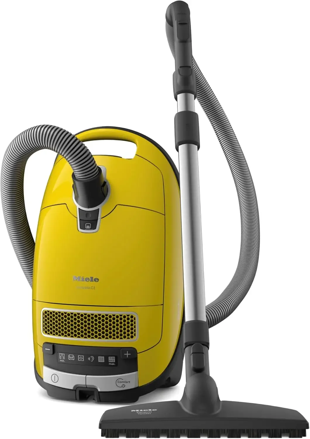 Aspirapolvere completo a contenitore con sacco C3 Calima con testina turbobrush, adatto per tappeti a pelo basso medio e F duro