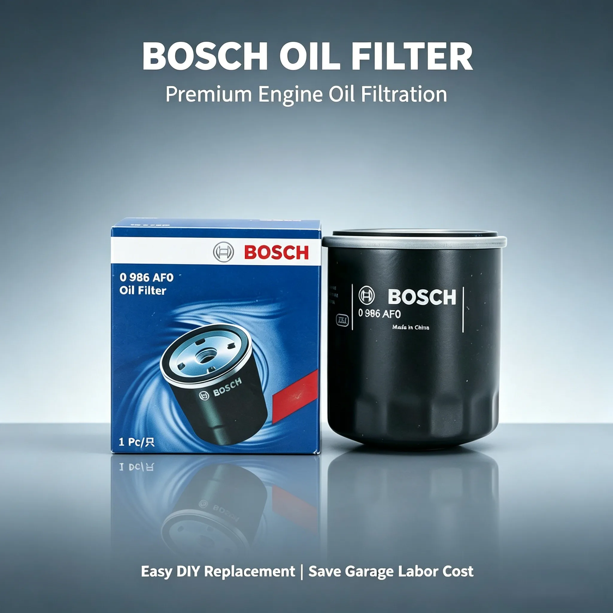 Bosch Oil Filter AF0061 For Toyota Corolla Yaris/Vitz Camry Solara Wish RAV4 ; For LEXUS S250 S300H N-X250【OE:9091510003】