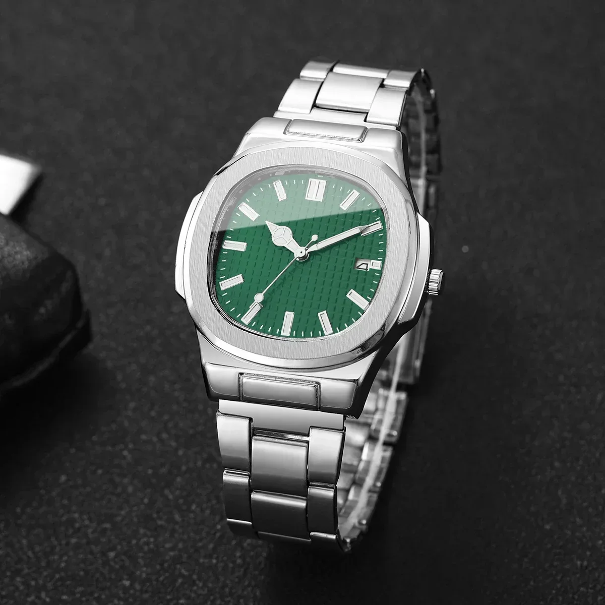 1PC Surprise Mystery Watch Blind Box-Fashion Square Men Business Watches Simple Calendar Quartz Watch Reloj Hombre（Without Box） view 6