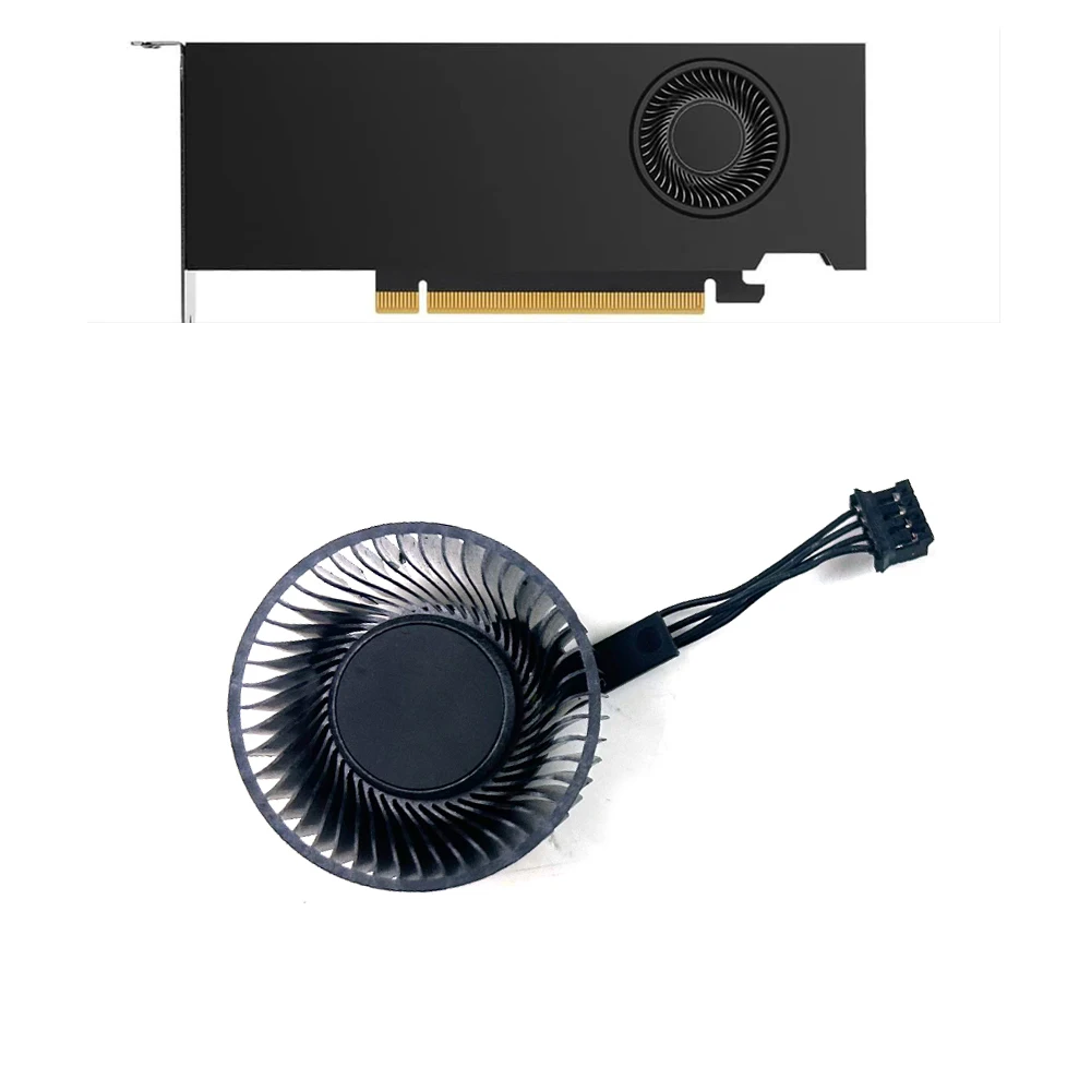

Новый охлаждающий вентилятор BAPB0420B2UP001 RTX A2000 для PNY NVIDIA Quadro RTX A2000 6 ГБ 12 ГБ Вентилятор охлаждения видеокарты