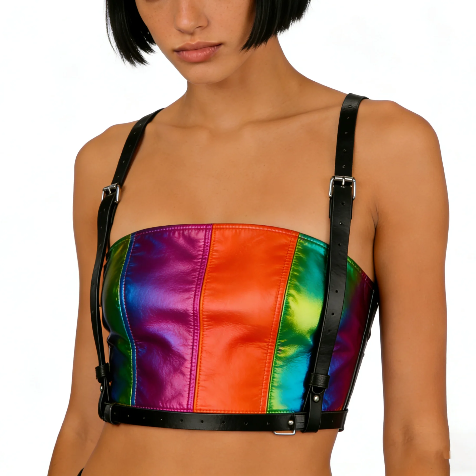 Women Fashion Belt street style Corsett Belt Suspenders Women Waist-to-Shoulder Leather Body Harness Gothic Clothing Accessoris
