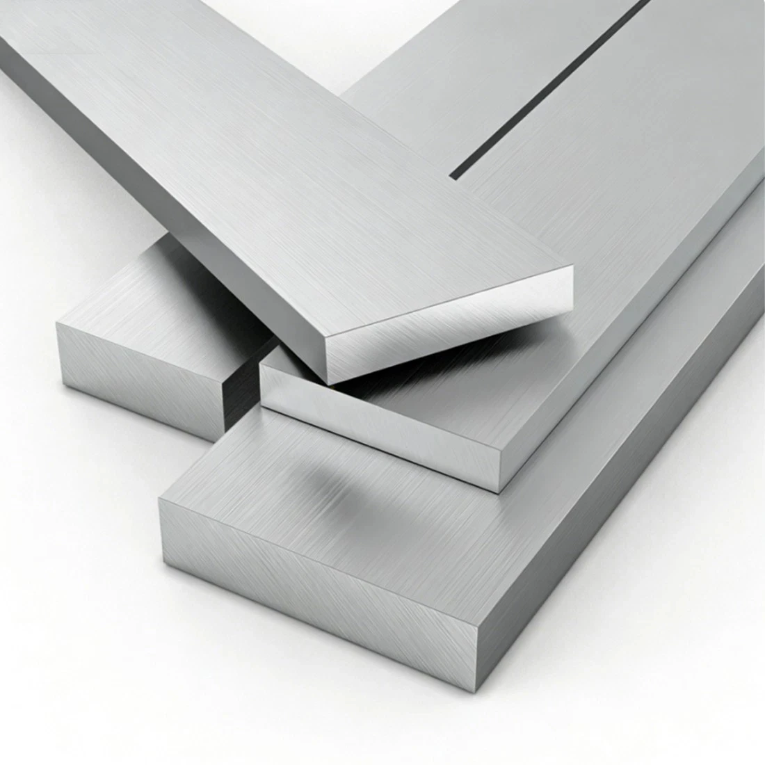 1pcs Stainless Steel Flat Bar Plate Grade 304 Brushed Finish Trim Strips for Kitchen DIY Craft Making Length 100/200/300mm