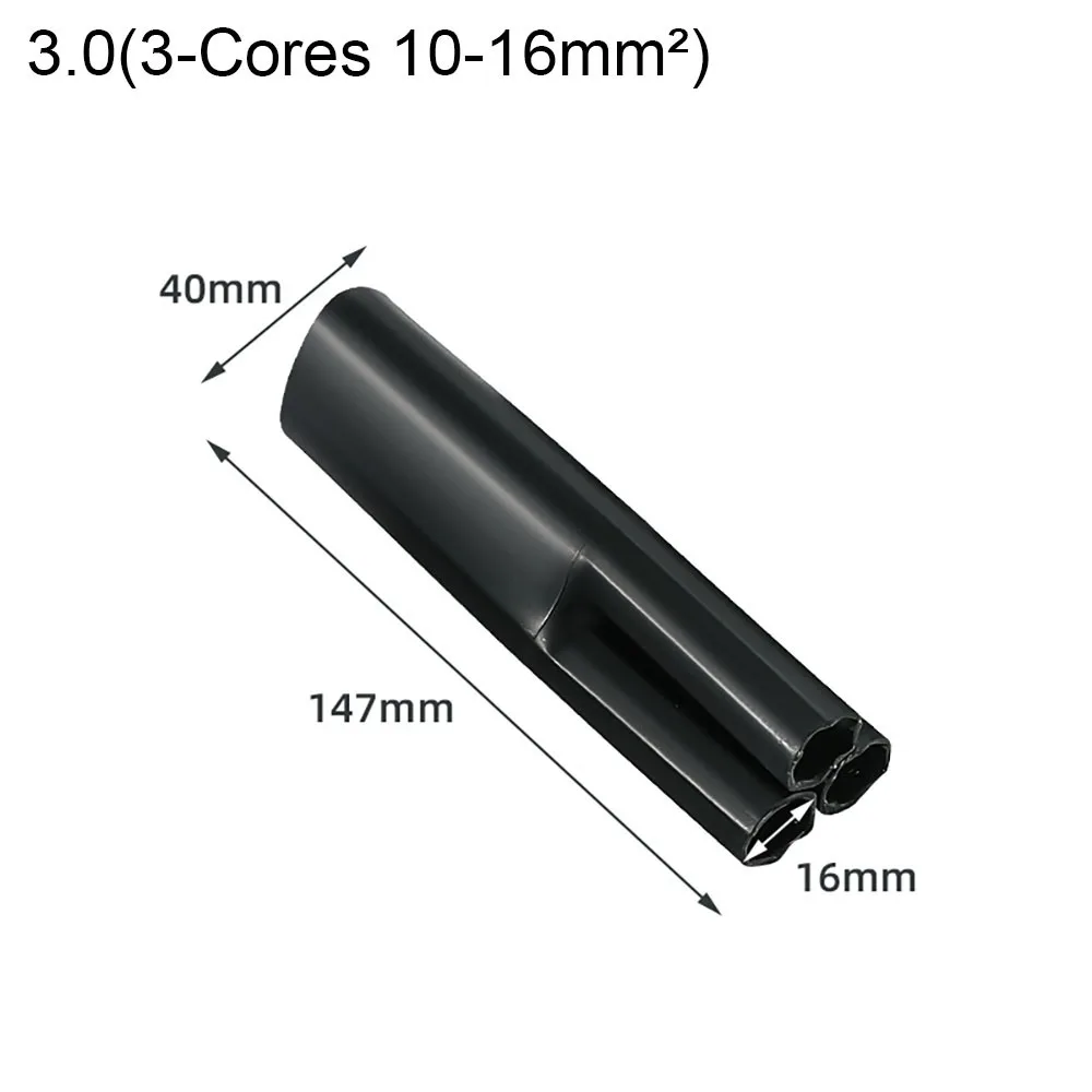 New 2/3/4/5/Core Heat Shrink Wrap Tube Waterproof With Glue Separate Branch Splitter Black Wiring Protection Sleeve