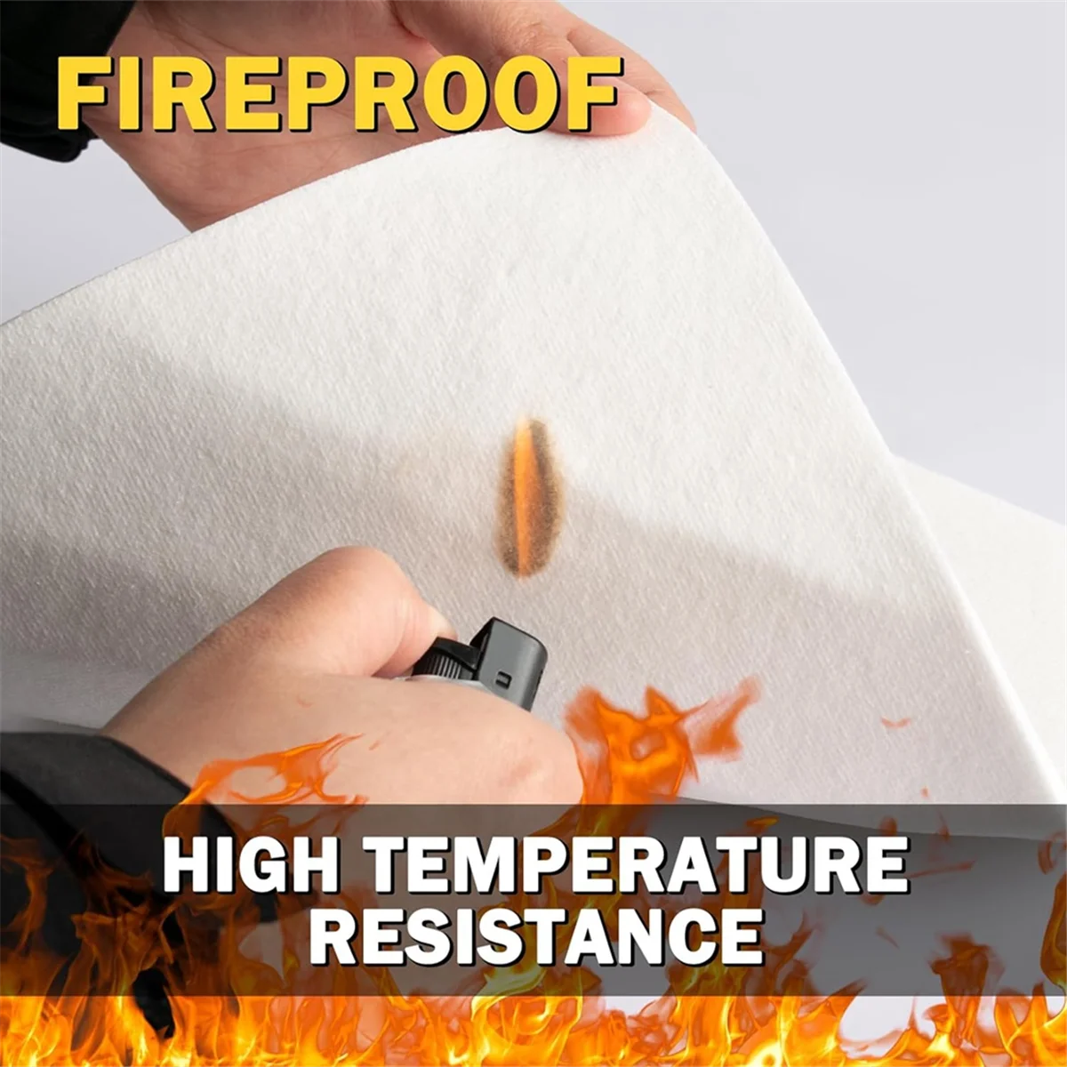 【Hot-Selling!】High Temperature Gasket Paper, Ceramic Fiber Insulation Board, 2850℉ Rated Fireproof Board for Fireplace DIY