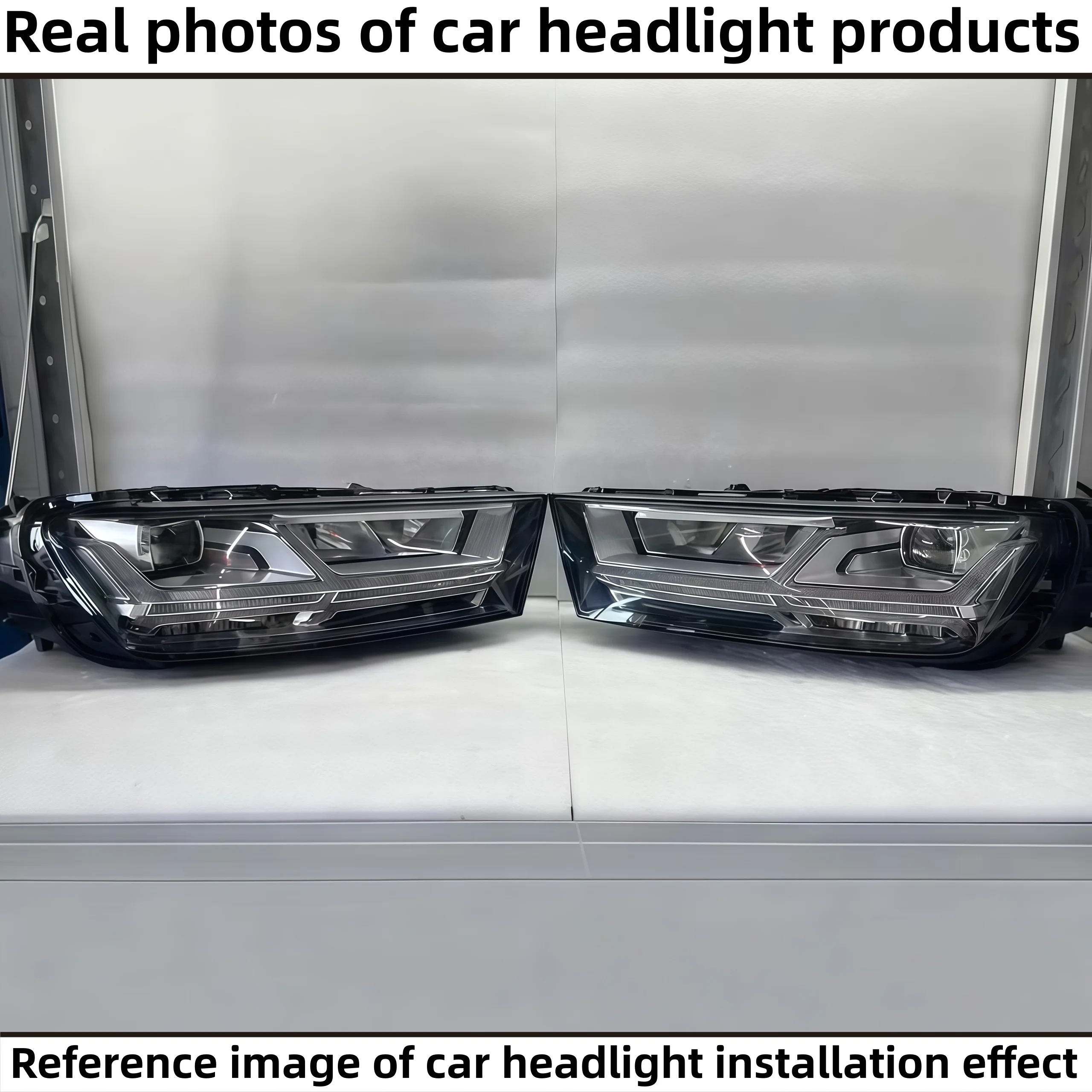 Car Headlight for Audi 2016-2019 Q7 Original Standard-Configuration LED Adaptive Daytime Running Lights Headlight Assembly