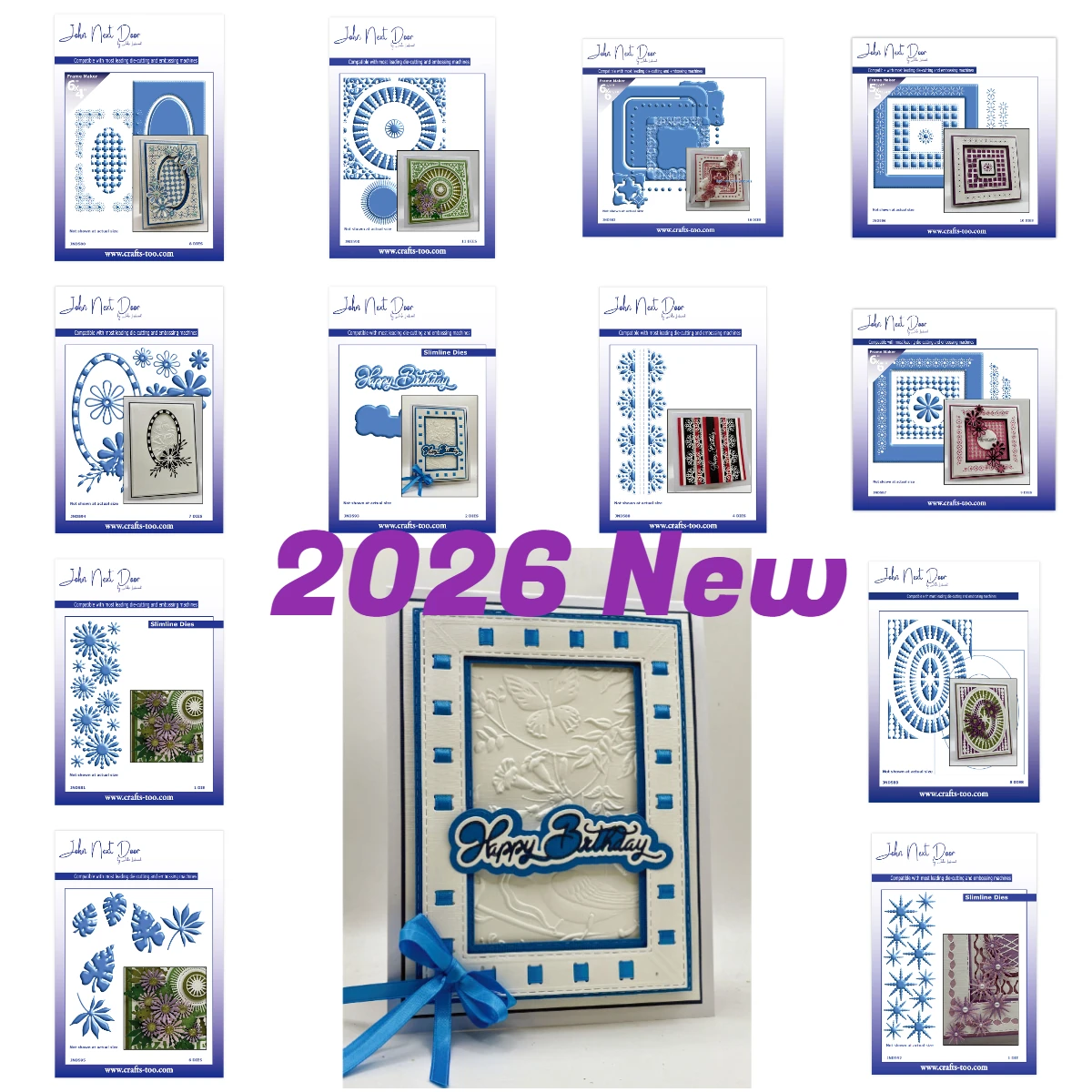 

Square Flower Frame 2026 Spring Metal Cutting Die Scrapbook Embossed Paper Card Album Craft Template Cut Die Stencils New