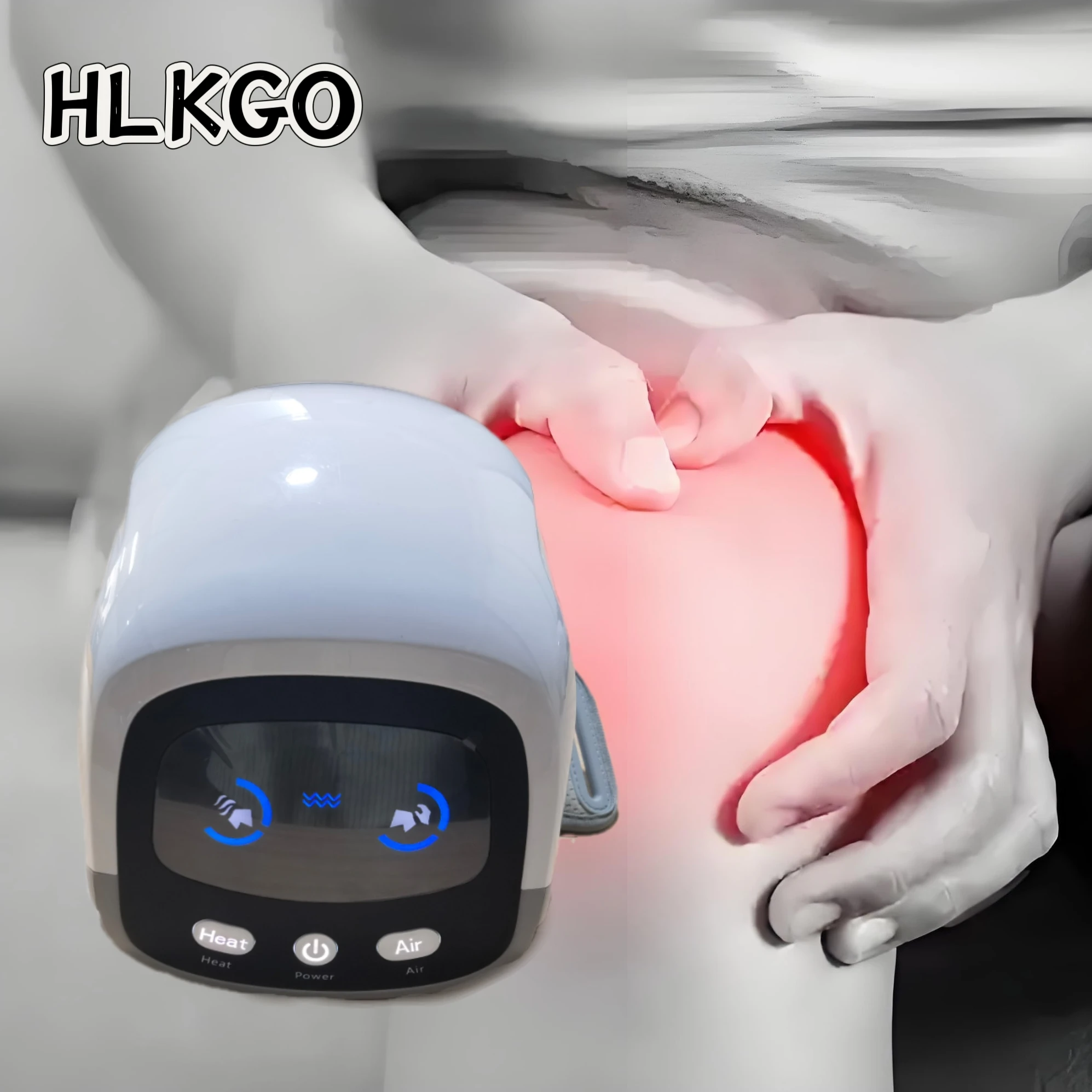 

Fast Heating Kneepad Massager - Wireless, Red Light Care, Airbag Compression Vibration for Muscle Stiffness Relief
