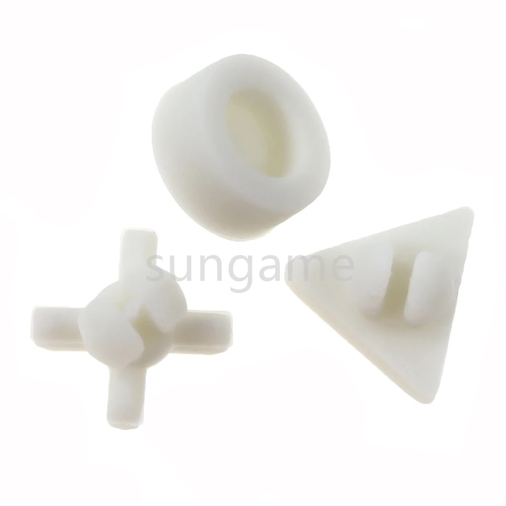 50 conjuntos de silicone inferior borracha pés almofadas capa para sony ps4 pro/slim console habitação caso