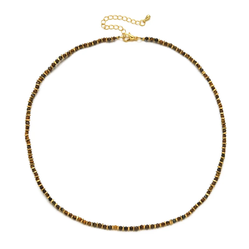 ZMZY Choker Necklace Natural Stone Pearl 3