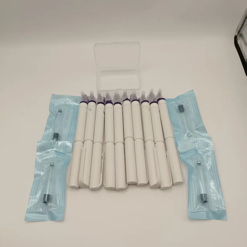 

10Pcs Disposable Injection Pen Accurate Dosing Helper Compatible with Insulin Growth Hormone Drug Free